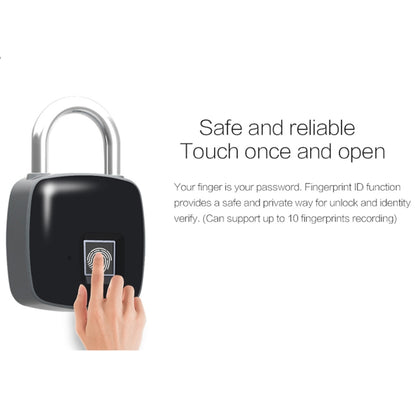 Anytek P3 Against Theft Non-password Electrically Intelligent Fingerprint Padlock - Padlocks by Anytek | Online Shopping UK | buy2fix