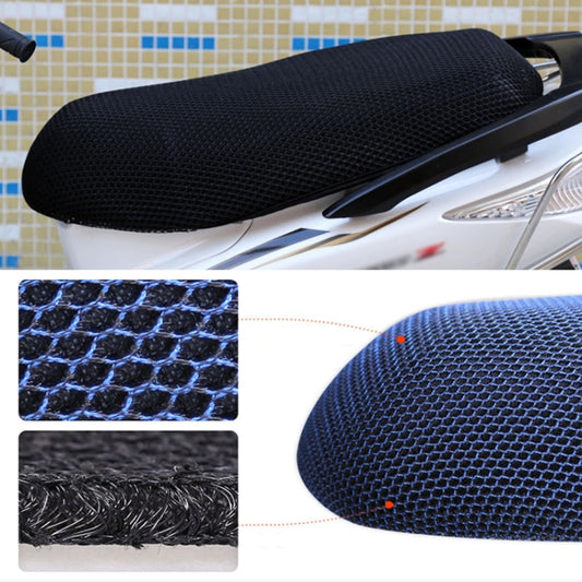 Waterproof Motorcycle Sun Protection Heat Insulation Seat Cover Prevent Bask In Seat Scooter Cushion Protect, Size: L, Length: 70-77cm; Width: 40-50cm(Black) - Seat Covers by buy2fix | Online Shopping UK | buy2fix