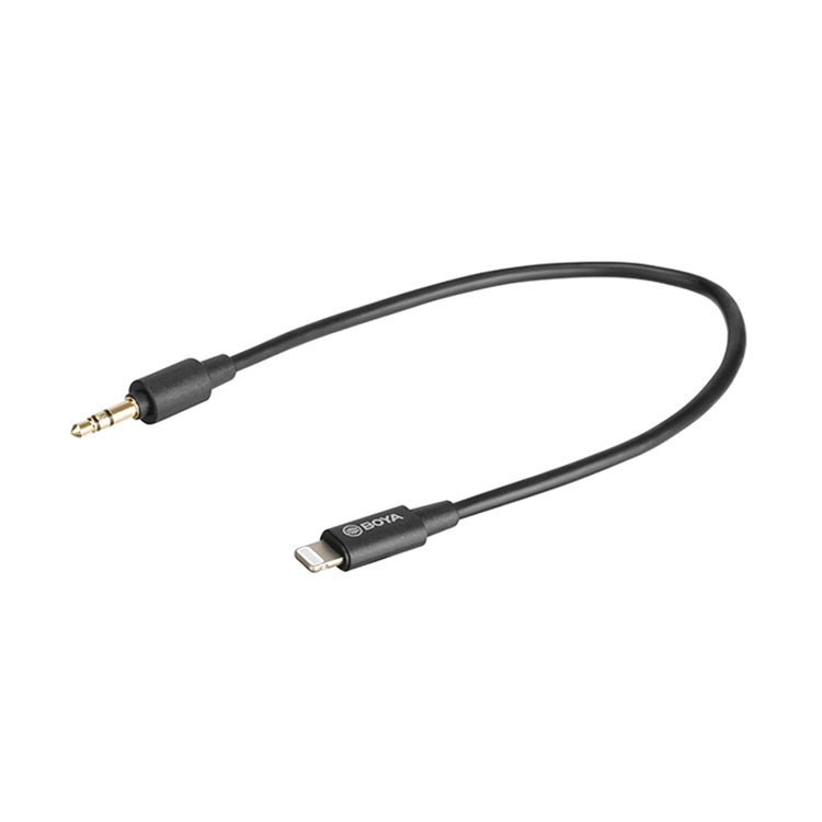 BOYA BY-K1 8 Pin to 3.5mm TRS Male Extension Cable - Video & Audio Cable by BOYA | Online Shopping UK | buy2fix