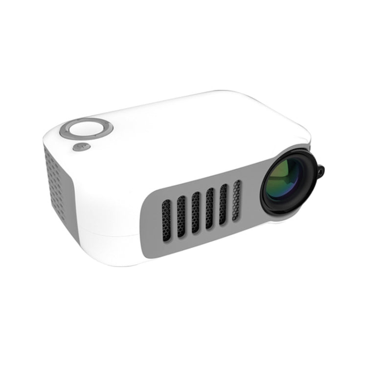 A2000 1080P Mini Portable Smart Projector Children Projector, US Plug(White Grey) - Mini Projector by buy2fix | Online Shopping UK | buy2fix