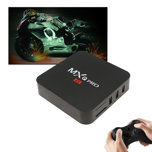 MXQ PROi 1080P 4K HD Smart TV BOX with Remote Controller, Android 7.1 S905W Quad Core Cortex-A53 Up to 2GHz, RAM: 1GB, ROM: 8GB, Support WiFi - Amlogic S905 by buy2fix | Online Shopping UK | buy2fix