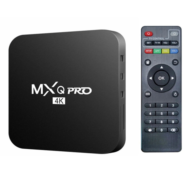 MXQ Pro 4K TV Box Rockchip RK3228A Quad Core CPU Android 7.1, 1GB+8GB wtih Remote Control, AU Plug - RK3228A by buy2fix | Online Shopping UK | buy2fix