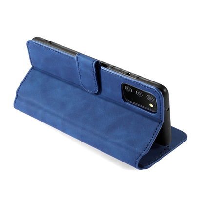 For samsung Galaxy A02s DG.MING Retro Oil Side Horizontal Flip Leather Case with Holder & Card Slots & Wallet(Blue) - Galaxy Phone Cases by DG.MING | Online Shopping UK | buy2fix