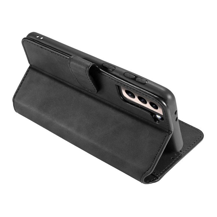 For Samsung Galaxy S21+ 5G DG.MING Retro Oil Side Horizontal Flip Case with Holder & Card Slots & Wallet(Black) - Galaxy S21+ 5G Cases by DG.MING | Online Shopping UK | buy2fix