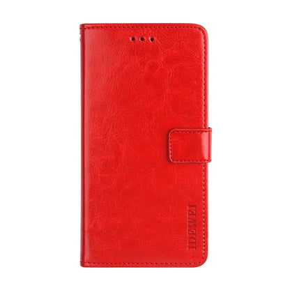 For Blackview A80S idewei Crazy Horse Texture Horizontal Flip Leather Case with Holder & Card Slots & Wallet(Red) - More Brand by idewei | Online Shopping UK | buy2fix