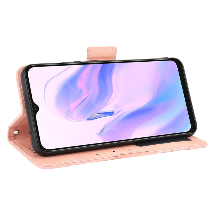 For Blackview A70 (2021) Skin Feel Calf Pattern Horizontal Flip Leather Case with Holder & Card Slots & Photo Frame(Pink) - More Brand by buy2fix | Online Shopping UK | buy2fix