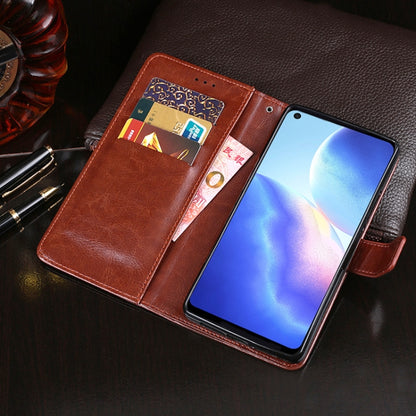 For Blackview A90 idewei Crazy Horse Texture Horizontal Flip Leather Case with Holder & Card Slots & Wallet(Red) - More Brand by idewei | Online Shopping UK | buy2fix