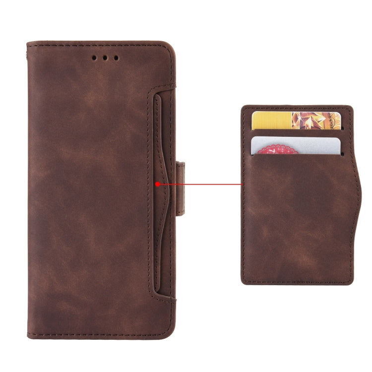 For Doogee X96 Pro Skin Feel Calf Pattern Horizontal Flip Leather Case with Holder & Card Slots & Photo Frame(Brown) - More Brand by buy2fix | Online Shopping UK | buy2fix