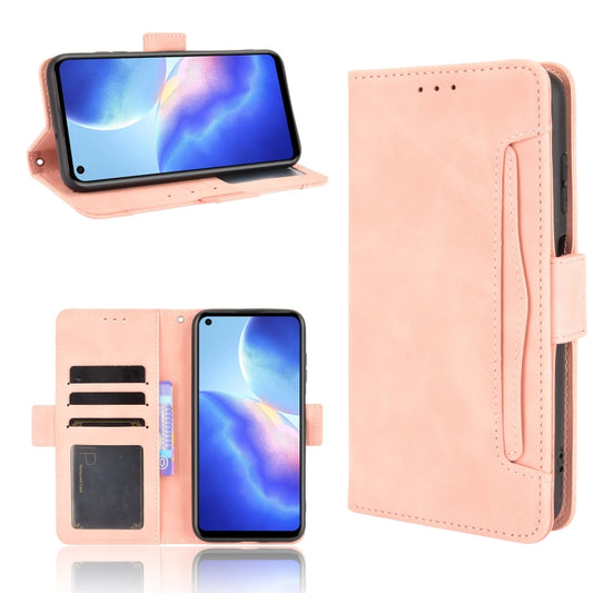 For Blackview A90 Skin Feel Calf Pattern Horizontal Flip Leather Case with Holder & Card Slots & Photo Frame(Pink) - More Brand by buy2fix | Online Shopping UK | buy2fix
