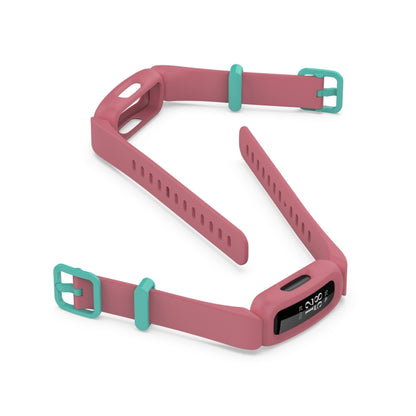For Fitbit Ace 3 Silicone Integrated Watch Band(Light Pink) - Watch Bands by buy2fix | Online Shopping UK | buy2fix