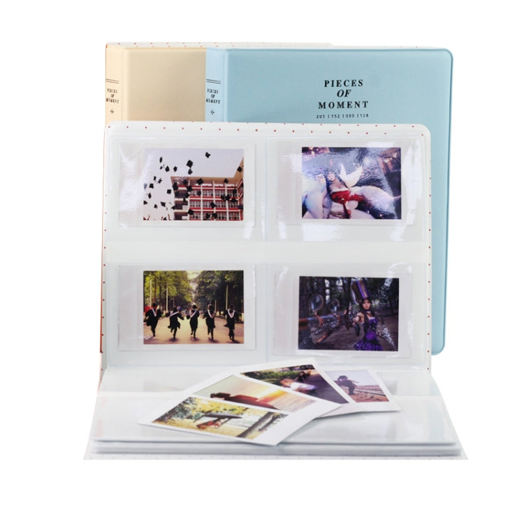 128 Pockets Photo Book Album Name Card Holder for Fujifilm Instax Mini 8 /7s /70 /25 /50s /90(Peach Color) - Photo Albums & Photo Frames by buy2fix | Online Shopping UK | buy2fix