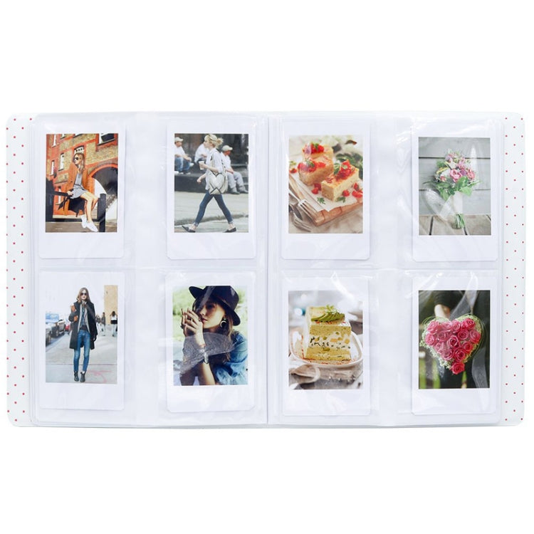 128 Pockets Photo Book Album Name Card Holder for Fujifilm Instax Mini 8 /7s /70 /25 /50s /90(Pink) - Photo Albums & Photo Frames by buy2fix | Online Shopping UK | buy2fix