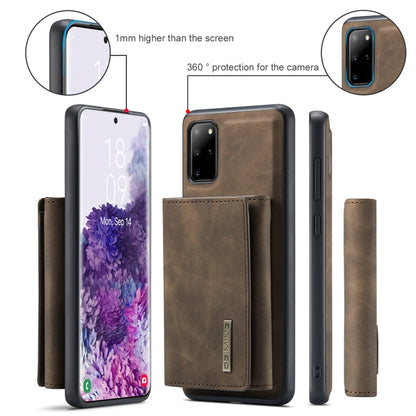 For Samsung Galaxy S20+ DG.MING M1 Series 3-Fold Multi Card Wallet  Back Cover Shockproof Case with Holder Function(Coffee) - Galaxy Phone Cases by DG.MING | Online Shopping UK | buy2fix