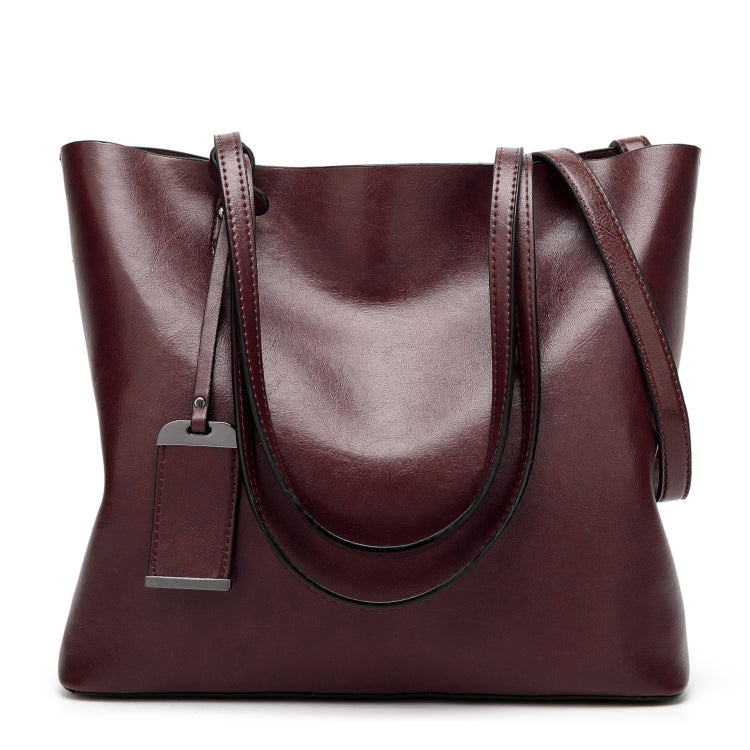 Fashion PU Leather Ladies HandBags Women Messenger Bags Crossbody Shoulder Bag(Coffee) - Single-shoulder Bags by buy2fix | Online Shopping UK | buy2fix