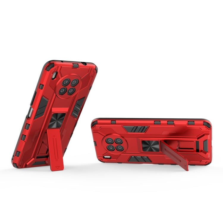 For Huawei nova 8i Supersonic PC + TPU Shock-proof Protective Case with Holder(Red) - Huawei Cases by buy2fix | Online Shopping UK | buy2fix