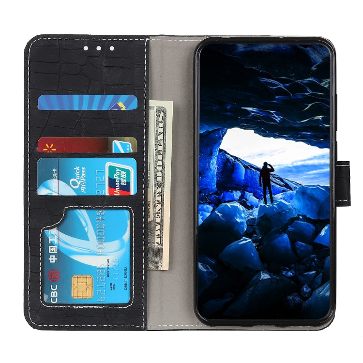 For Nokia XR20 5G Magnetic Crocodile Texture Horizontal Flip Leather Case with Holder & Card Slots & Wallet(Black) - Nokia Cases by buy2fix | Online Shopping UK | buy2fix