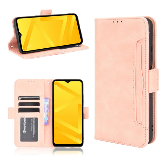 For ZTE Blade A71 Skin Feel Calf Pattern Horizontal Flip Leather Case with Holder & Card Slots & Photo Frame(Pink) - ZTE Cases by buy2fix | Online Shopping UK | buy2fix