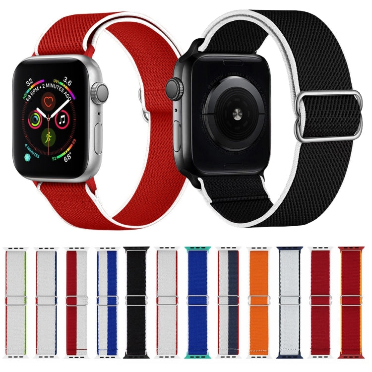 High Elastic Nylon Watch Band For Apple Watch Ultra 49mm&Watch Ultra 2 49mm / Series 9&8&7 45mm / SE 3&SE 2&6&SE&5&4 44mm / 3&2&1 42mm(Japan) - Watch Bands by buy2fix | Online Shopping UK | buy2fix