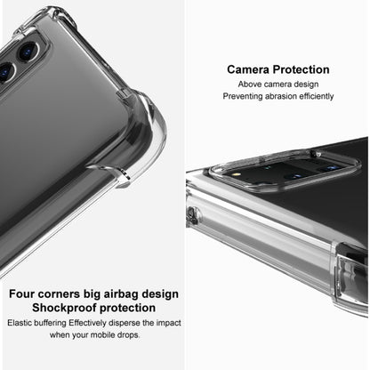 For Google Pixel 6 Pro IMAK All-inclusive Shockproof Airbag TPU Case with Screen Protector(Transparent Black) - Google Cases by imak | Online Shopping UK | buy2fix