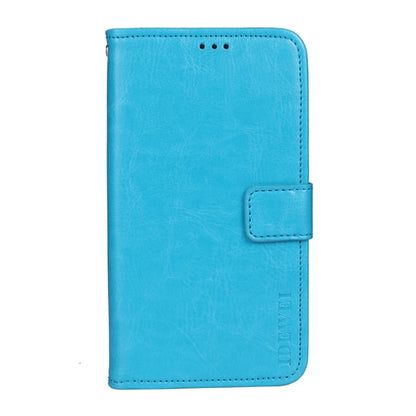 idewei Crazy Horse Texture Horizontal Flip Leather Case with Holder & Card Slots & Wallet For Doogee N40 Pro(Sky Blue) - More Brand by idewei | Online Shopping UK | buy2fix