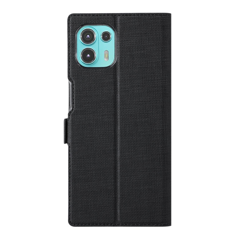 ViLi K Series Shockproof TPU + PU Leather Magnetic Buckle Horizontal Flip Case with Card Slots & Wallet & Holder For Motorola Moto Edge 20 Lite(Black) - Motorola Cases by ViLi | Online Shopping UK | buy2fix