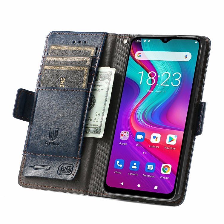 For Doogee X96 Pro CaseNeo Business Splicing Dual Magnetic Buckle Horizontal Flip PU Leather Case with Holder & Card Slots & Wallet(Blue) - More Brand by buy2fix | Online Shopping UK | buy2fix