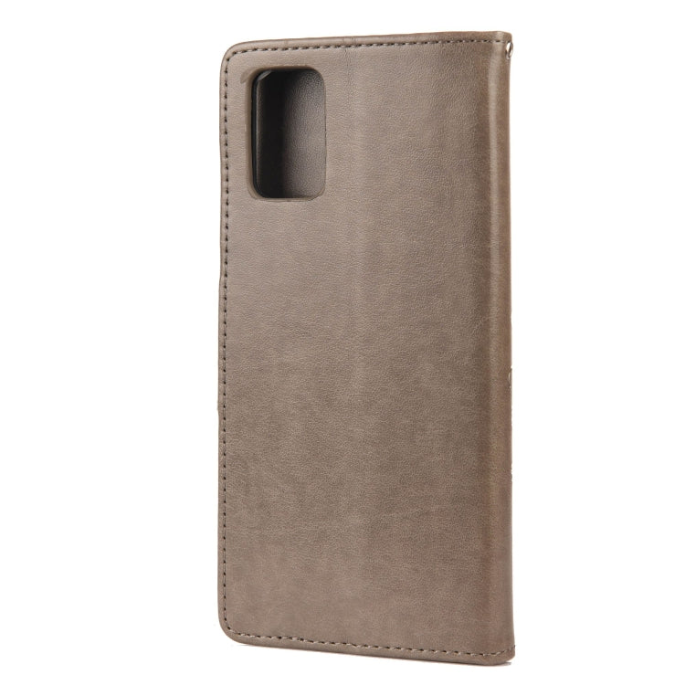 Butterfly Flower Pattern Horizontal Flip Leather Case with Holder & Card Slots & Wallet For Xiaomi Redmi 10(Grey) - Xiaomi Cases by buy2fix | Online Shopping UK | buy2fix