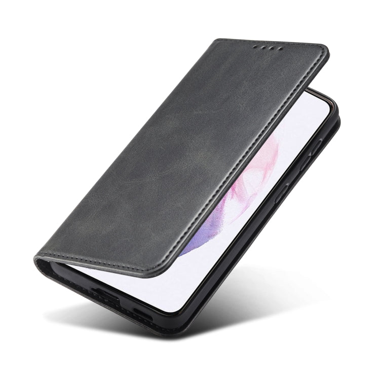 For LG V40 ThinQ Calf Texture Magnetic Horizontal Flip Leather Case with Holder & Card Slots & Wallet(Black) - LG by buy2fix | Online Shopping UK | buy2fix