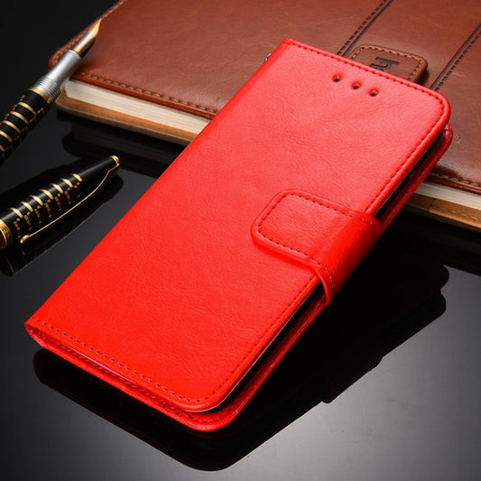 For Honor 50 Crystal Texture Horizontal Flip Leather Case with Holder & Card Slots & Wallet(Red) - Honor Cases by buy2fix | Online Shopping UK | buy2fix