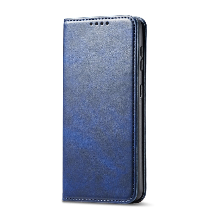 For Xiaomi Redmi Note 8 Calf Texture Magnetic Horizontal Flip Leather Case with Holder & Card Slots & Wallet(Blue) - Xiaomi Cases by buy2fix | Online Shopping UK | buy2fix