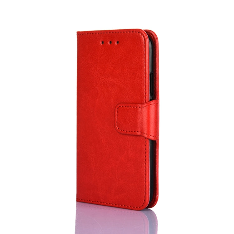 For Samsung Galaxy S21 Ultra 5G Crystal Texture Horizontal Flip Leather Case with Holder & Card Slots & Wallet(Red) - Galaxy S21 Ultra 5G Cases by buy2fix | Online Shopping UK | buy2fix