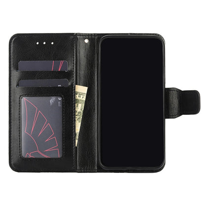 For Xiaomi Mi 11 Lite Crystal Texture Horizontal Flip Leather Case with Holder & Card Slots & Wallet(Black) - Xiaomi Cases by buy2fix | Online Shopping UK | buy2fix