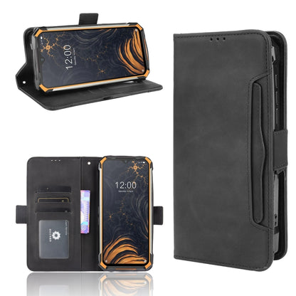 For Doogee S88 Plus / S88 Pro Skin Feel Calf Pattern Horizontal Flip Leather Case with Holder & Card Slots & Photo Frame(Black) - More Brand by buy2fix | Online Shopping UK | buy2fix