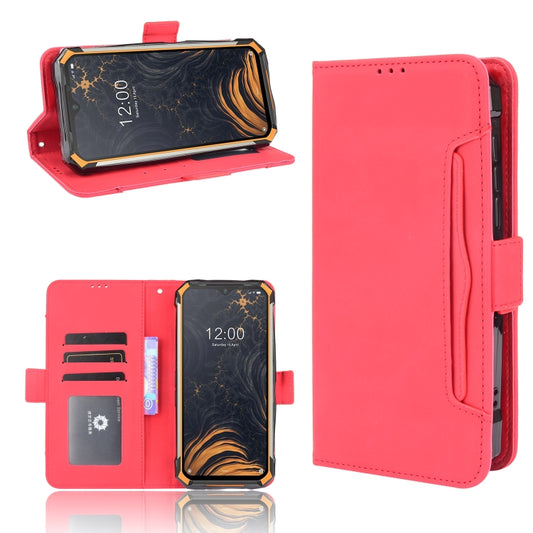 For Doogee S88 Plus / S88 Pro Skin Feel Calf Pattern Horizontal Flip Leather Case with Holder & Card Slots & Photo Frame(Red) - More Brand by buy2fix | Online Shopping UK | buy2fix