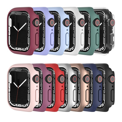 Shockproof TPU Protective Case For Apple Watch Series 9 / 8 / 7 41mm(Red) - Watch Cases by buy2fix | Online Shopping UK | buy2fix