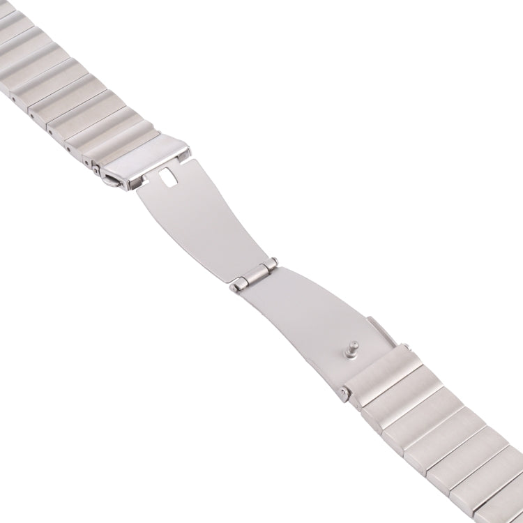 For Fitbit Charge 5 One-bead Steel Strap Watch Band(Silver) - Watch Bands by buy2fix | Online Shopping UK | buy2fix