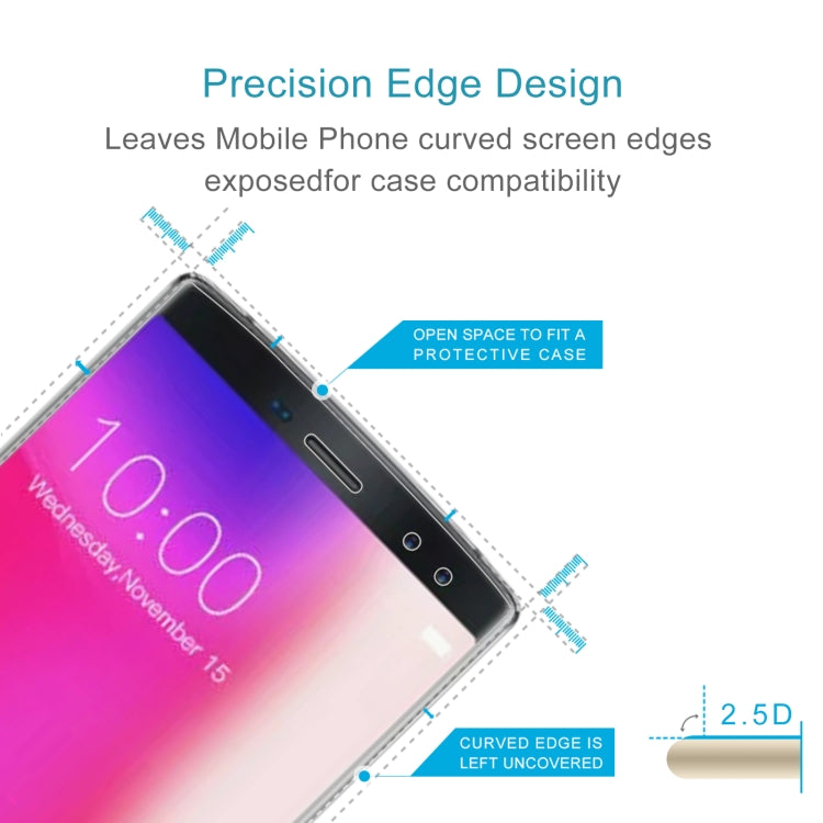 50 PCS 0.26mm 9H 2.5D Tempered Glass Film For Doogee BL12000 Pro - For Doogee by buy2fix | Online Shopping UK | buy2fix