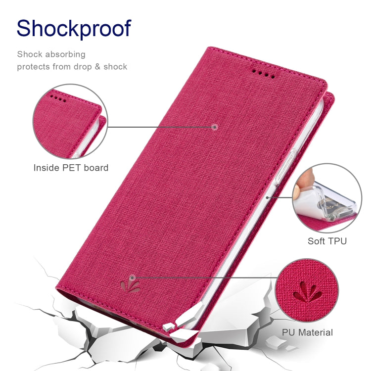 For iPhone 13 mini ViLi DMX Series Shockproof Magsafe Magnetic Horizontal Flip Leather Phone Case (Rose Red) - iPhone 13 mini Cases by ViLi | Online Shopping UK | buy2fix