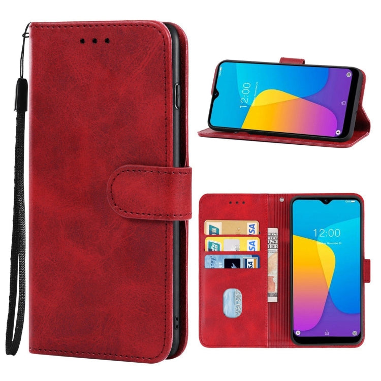 Leather Phone Case For Doogee Y8C / X90(Red) - More Brand by buy2fix | Online Shopping UK | buy2fix