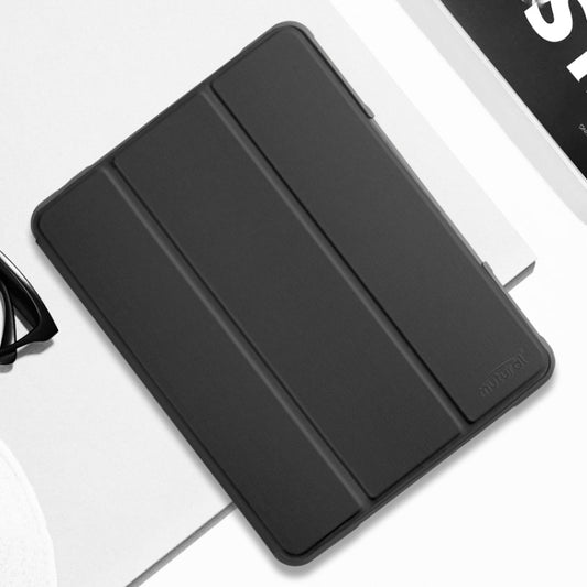 For iPad Pro 10.5 Mutural Horizontal Flip PC + TPU + PU Leather Case with Holder & Pen Slot(Black) - iPad Air (2019) Cases by Mutural | Online Shopping UK | buy2fix