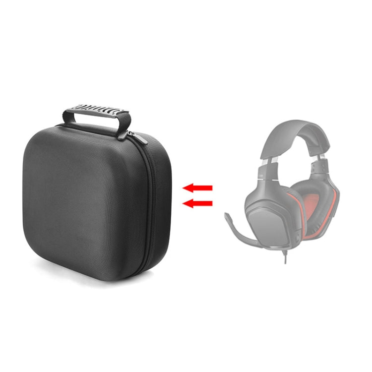 For Logitech G331 / G431 Bluetooth Headset Protective Storage Bag(Black) - Other Earphone Case by buy2fix | Online Shopping UK | buy2fix