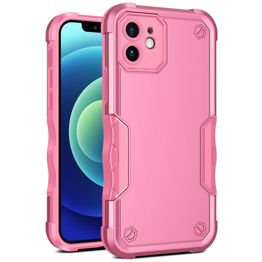 For iPhone 11 Non-slip Armor Phone Case (Pink) - iPhone 11 Cases by buy2fix | Online Shopping UK | buy2fix