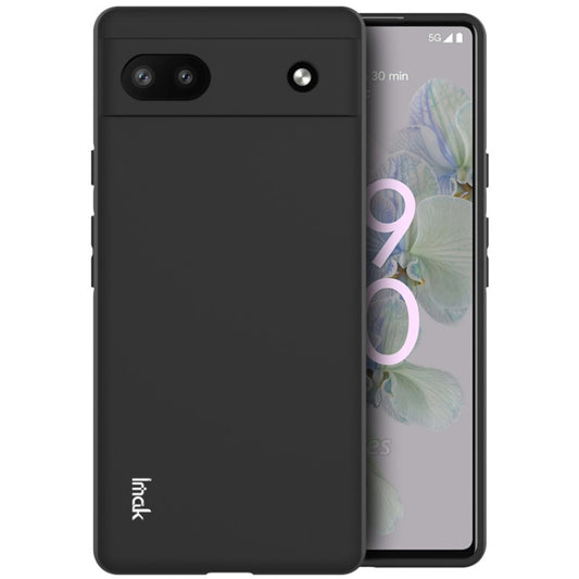 For Google Pixel 6a imak UC-3 Series Shockproof Frosted TPU Phone Case(Black) - Google Cases by imak | Online Shopping UK | buy2fix