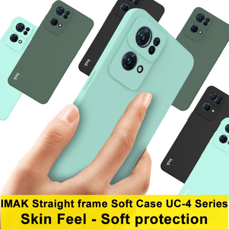 For OPPO Reno7 Pro 5G imak UC-4 Series Straight Edge TPU Soft Protective Case(Dark Green) - OPPO Cases by imak | Online Shopping UK | buy2fix