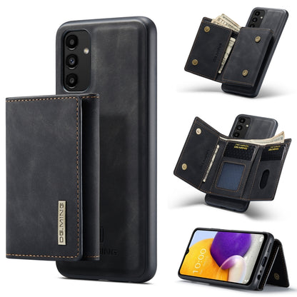 For Samsung Galaxy A13 4G DG.MING M1 Series 3-Fold Multi Card Wallet  Phone Case(Black) - Galaxy Phone Cases by DG.MING | Online Shopping UK | buy2fix