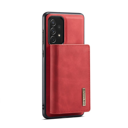 For Samsung Galaxy A73 5G DG.MING M1 Series 3-Fold Multi Card Wallet  Phone Case(Red) - Galaxy Phone Cases by DG.MING | Online Shopping UK | buy2fix