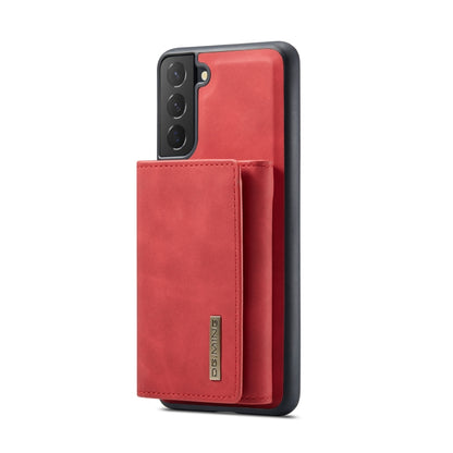 For Samsung Galaxy S22 5G DG.MING M1 Series 3-Fold Multi Card Wallet Phone Case(Red) - Galaxy S22 5G Cases by DG.MING | Online Shopping UK | buy2fix