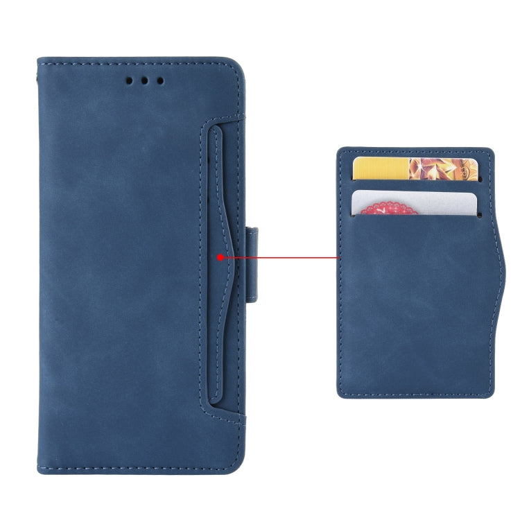 For Blackview A55 Skin Feel Calf Pattern Leather Phone Case(Blue) - More Brand by buy2fix | Online Shopping UK | buy2fix