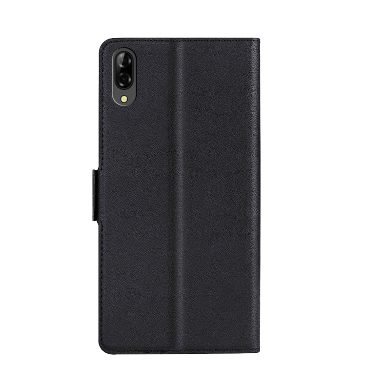 For Blackview A60 Ultra-thin Voltage Side Buckle PU + TPU Leather Phone Case(Black) - More Brand by buy2fix | Online Shopping UK | buy2fix