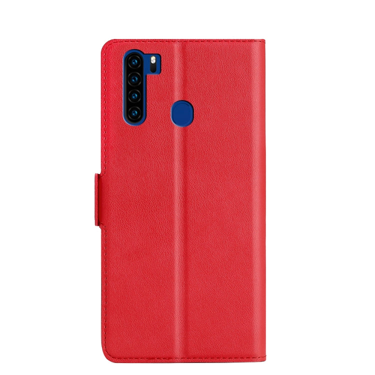 For Blackview A80 Pro Ultra-thin Voltage Side Buckle PU + TPU Leather Phone Case(Red) - More Brand by buy2fix | Online Shopping UK | buy2fix